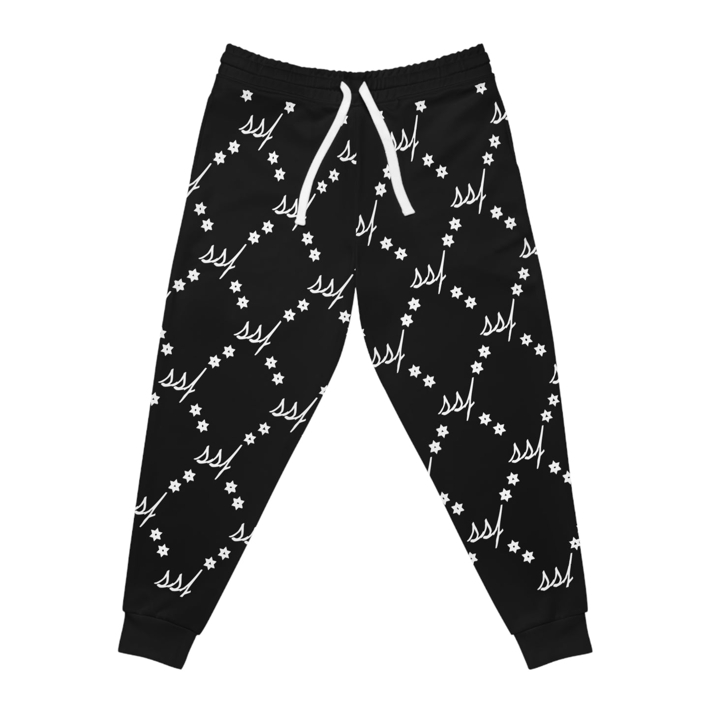 Black SSF Monogram Joggers
