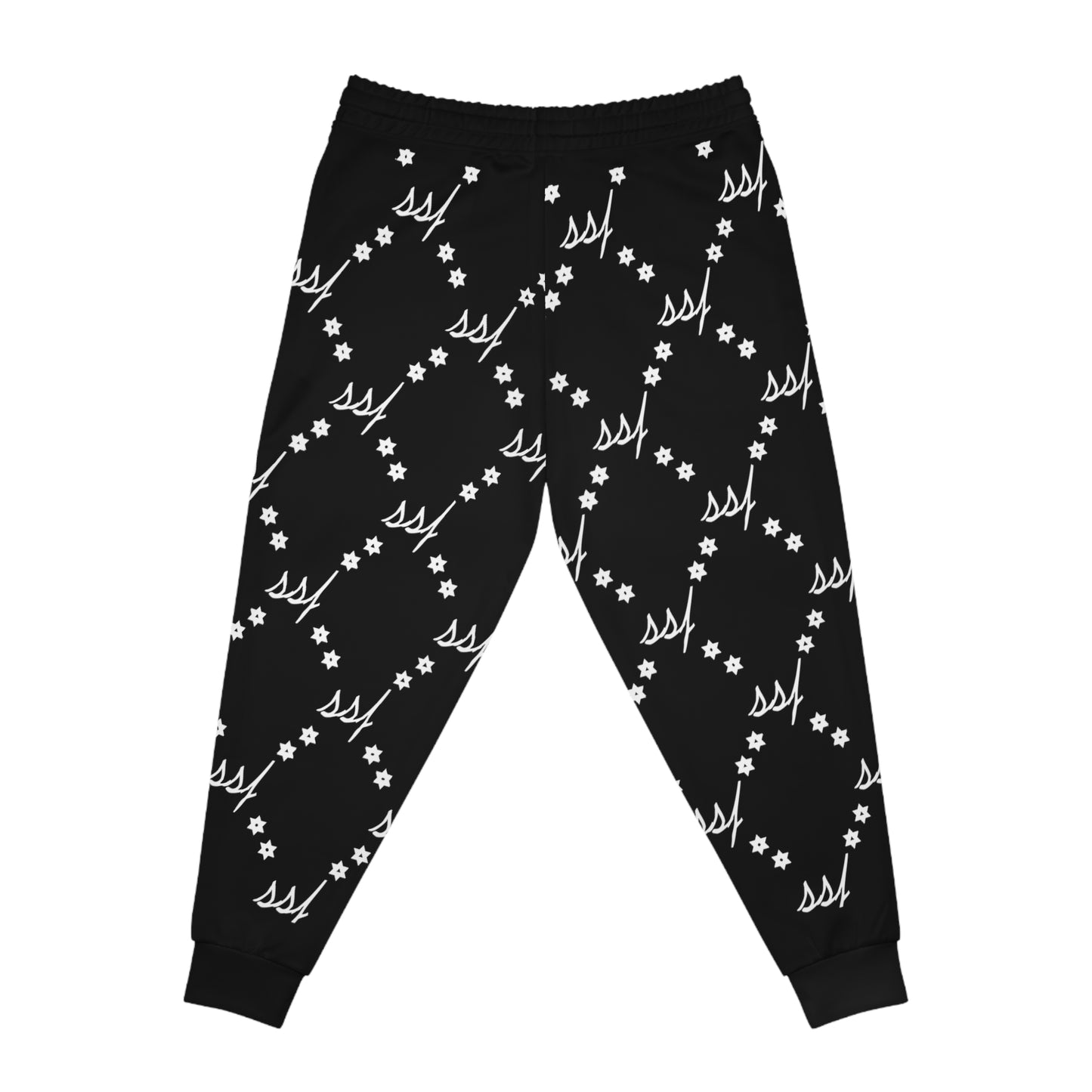 Black SSF Monogram Joggers