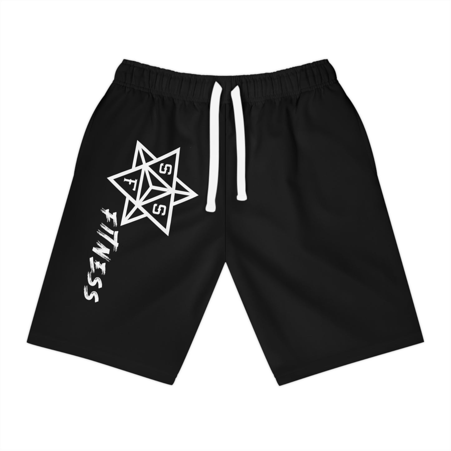 Black SSF Fitness Athletic Long Shorts