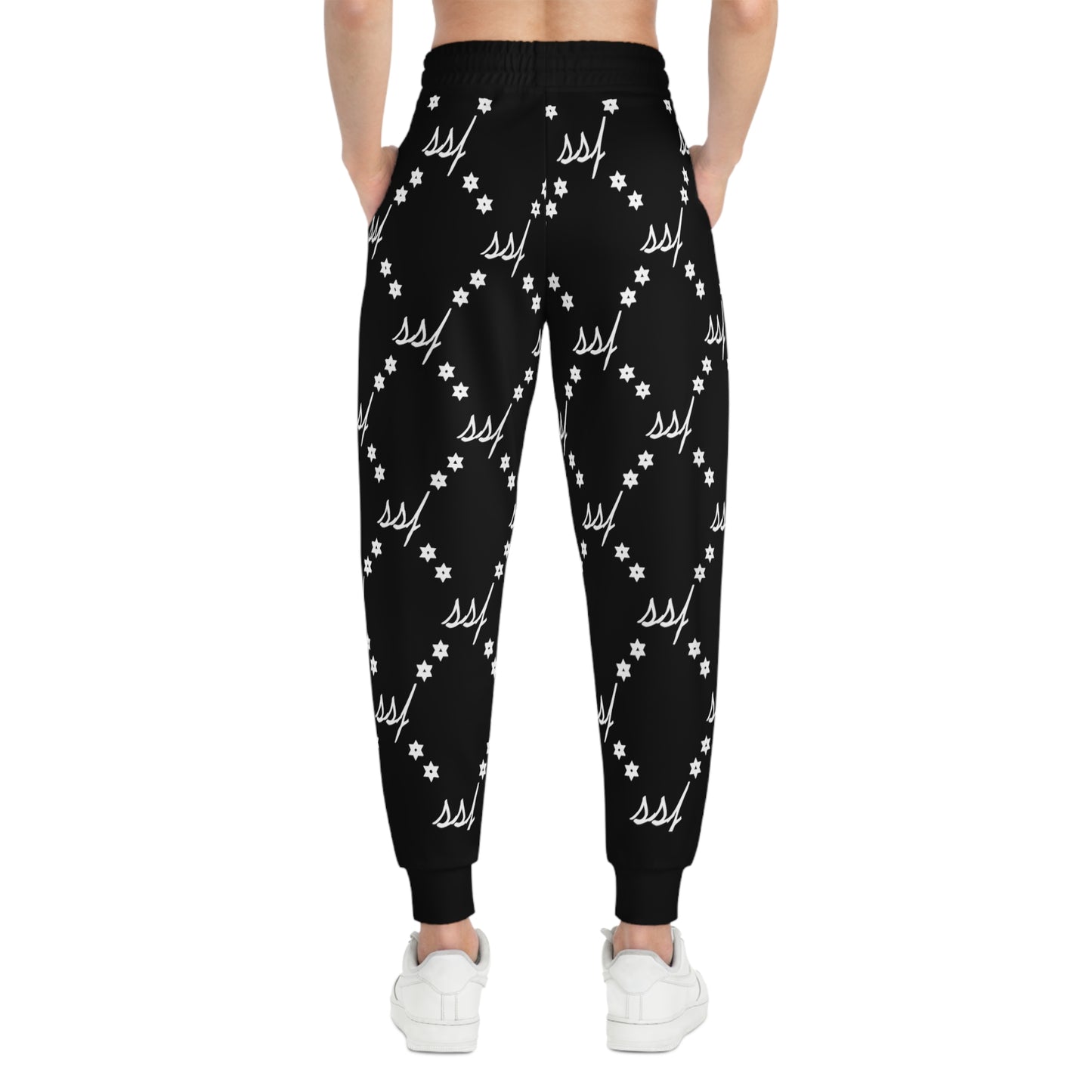 Black SSF Monogram Joggers