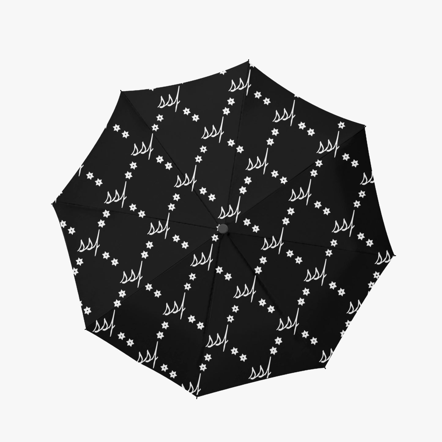 Black Monogram Umbrella