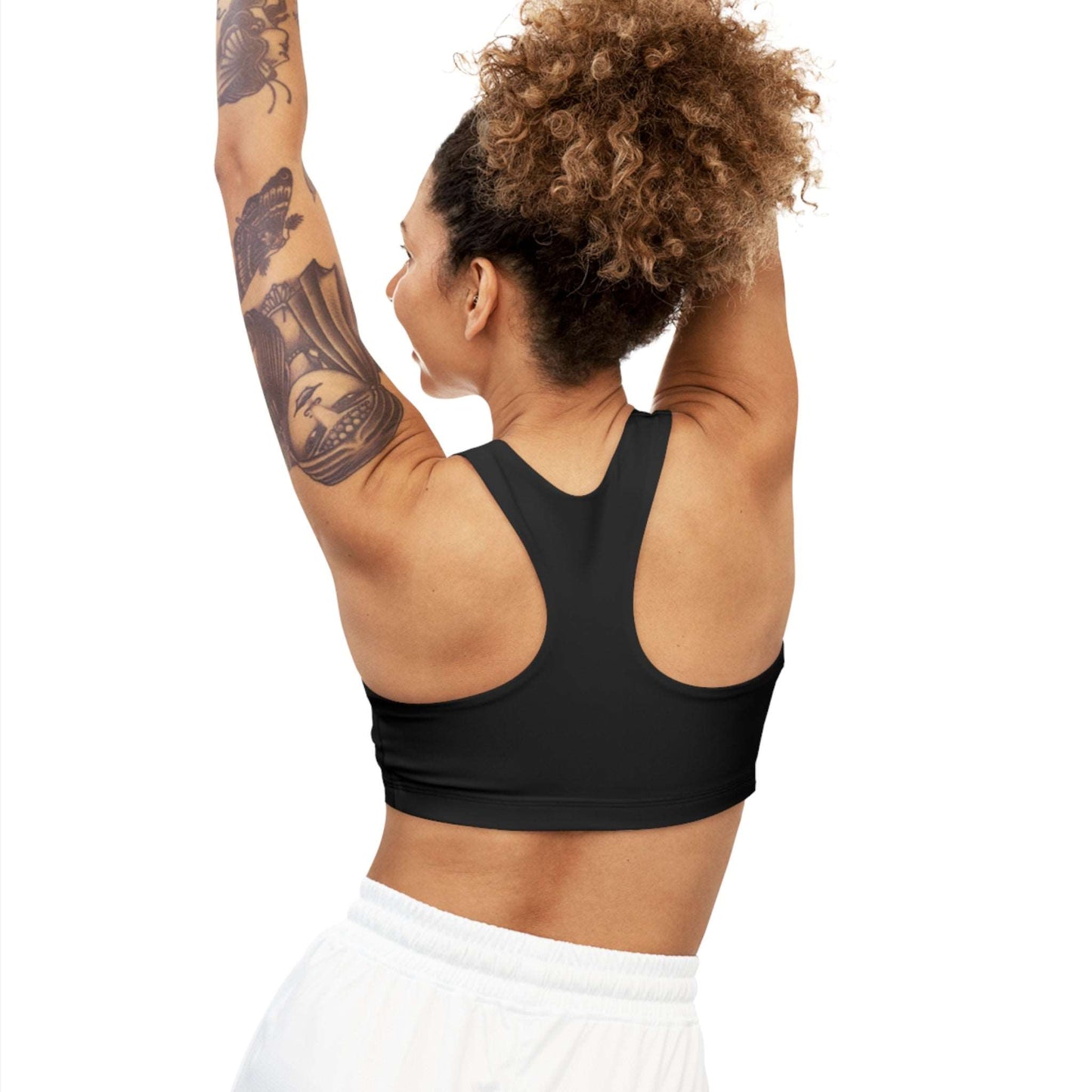 Black SSF Fitness Seamless Sports Bra