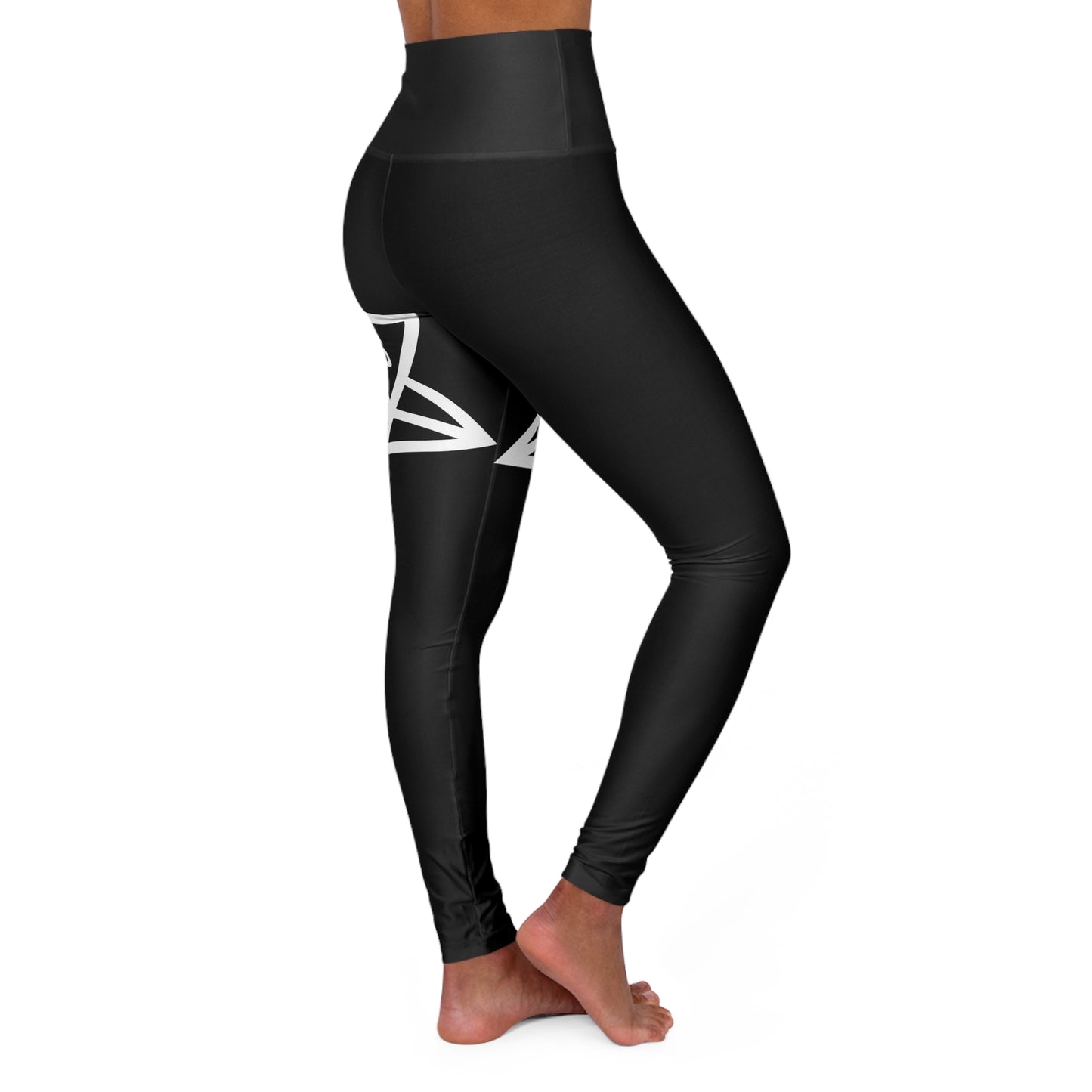Black SSF Fitness High Waisted Yoga Leggings