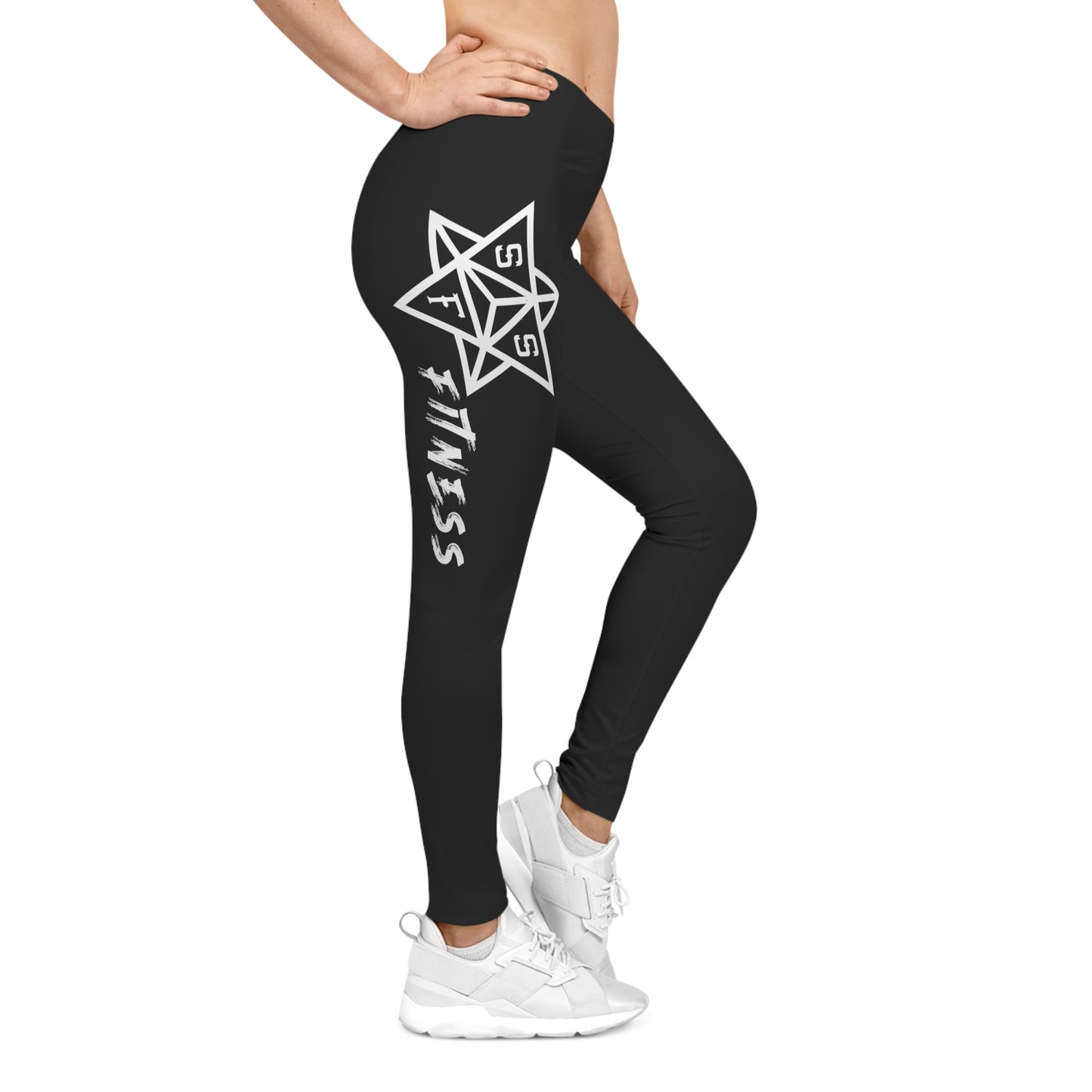 Black SSF Fitness Women's Casual Leggings