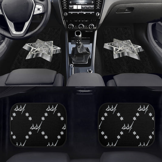 SSF Silver Car Floor Mats - 4Pcs