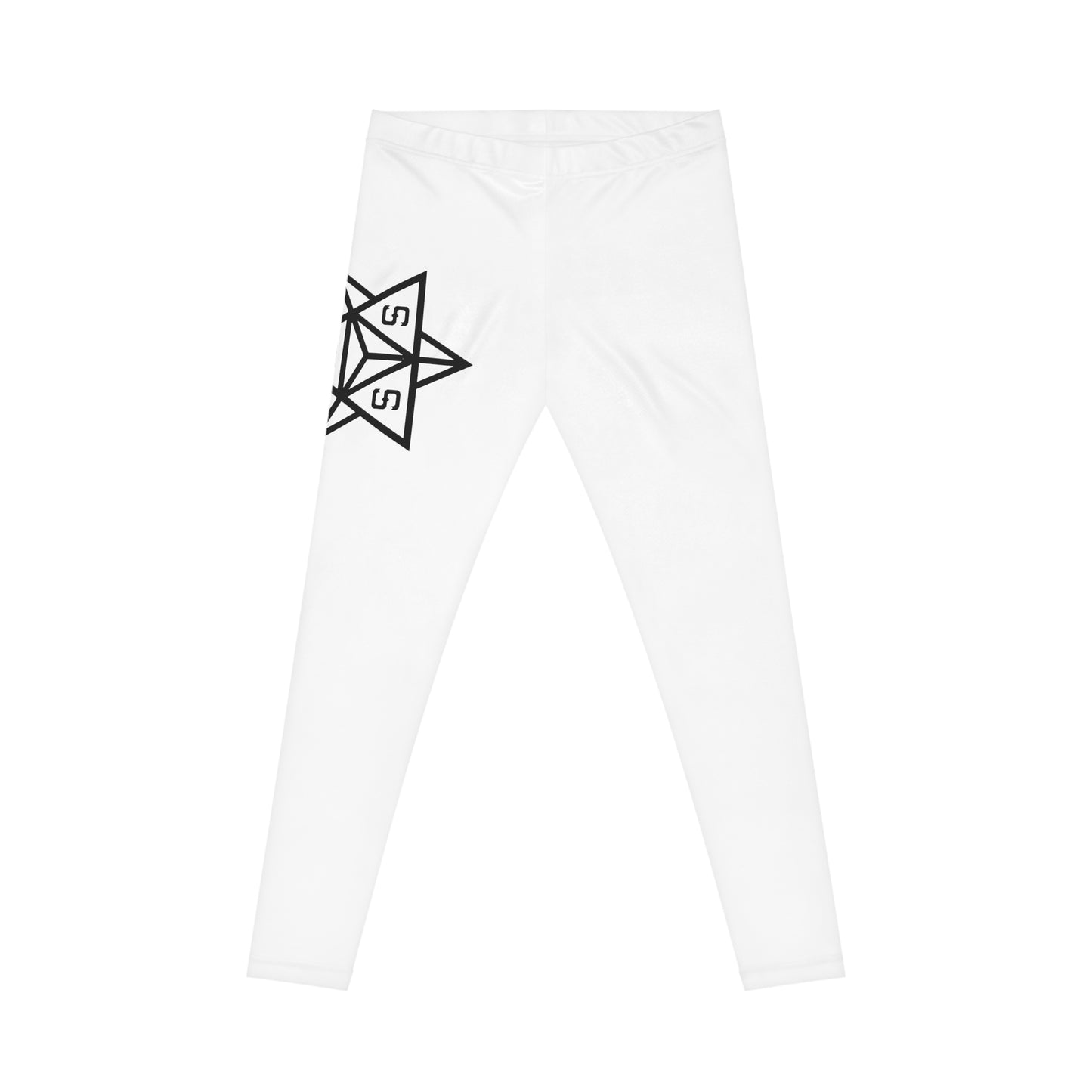 White SSF Fitness Women's Casual Leggings