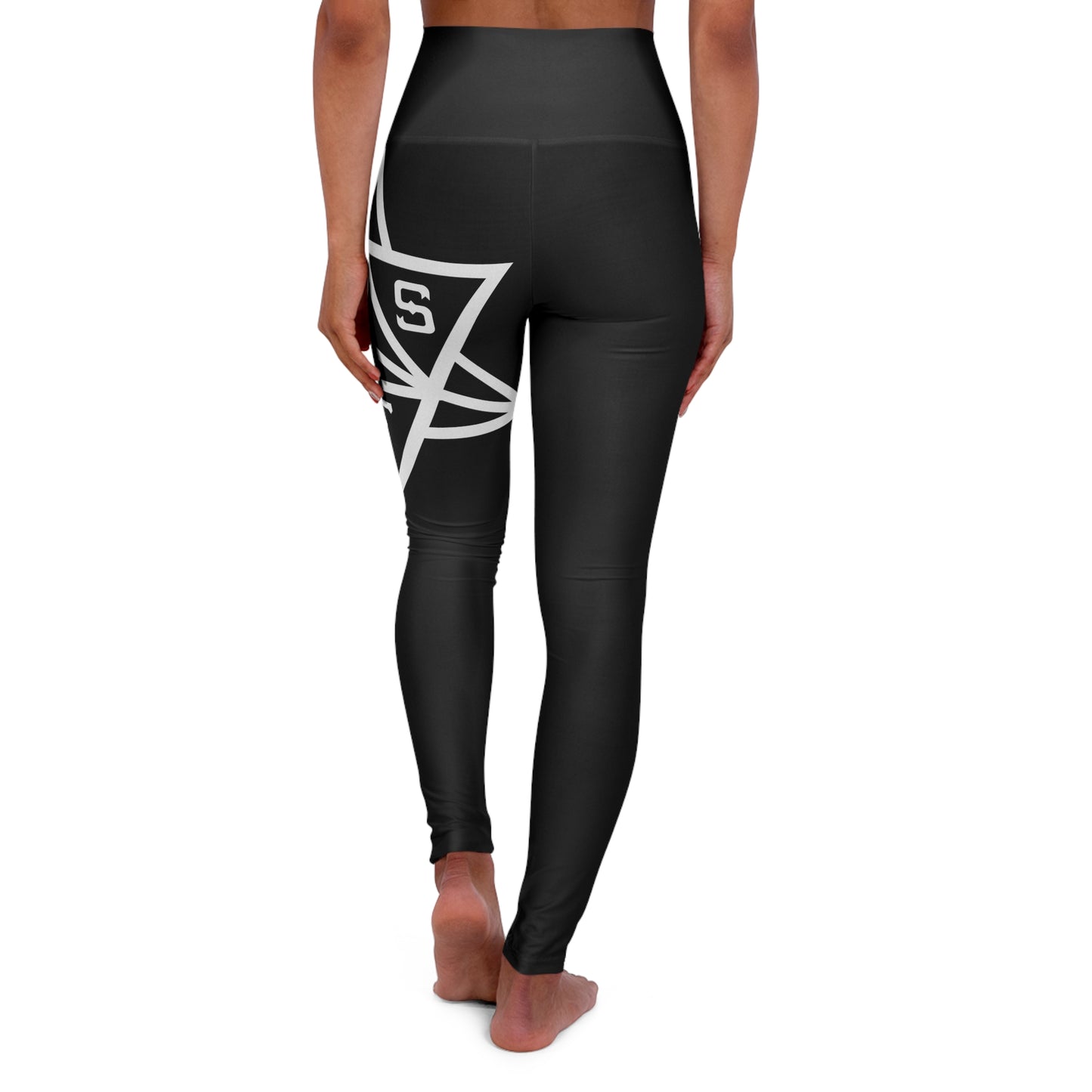 Black SSF Fitness High Waisted Yoga Leggings