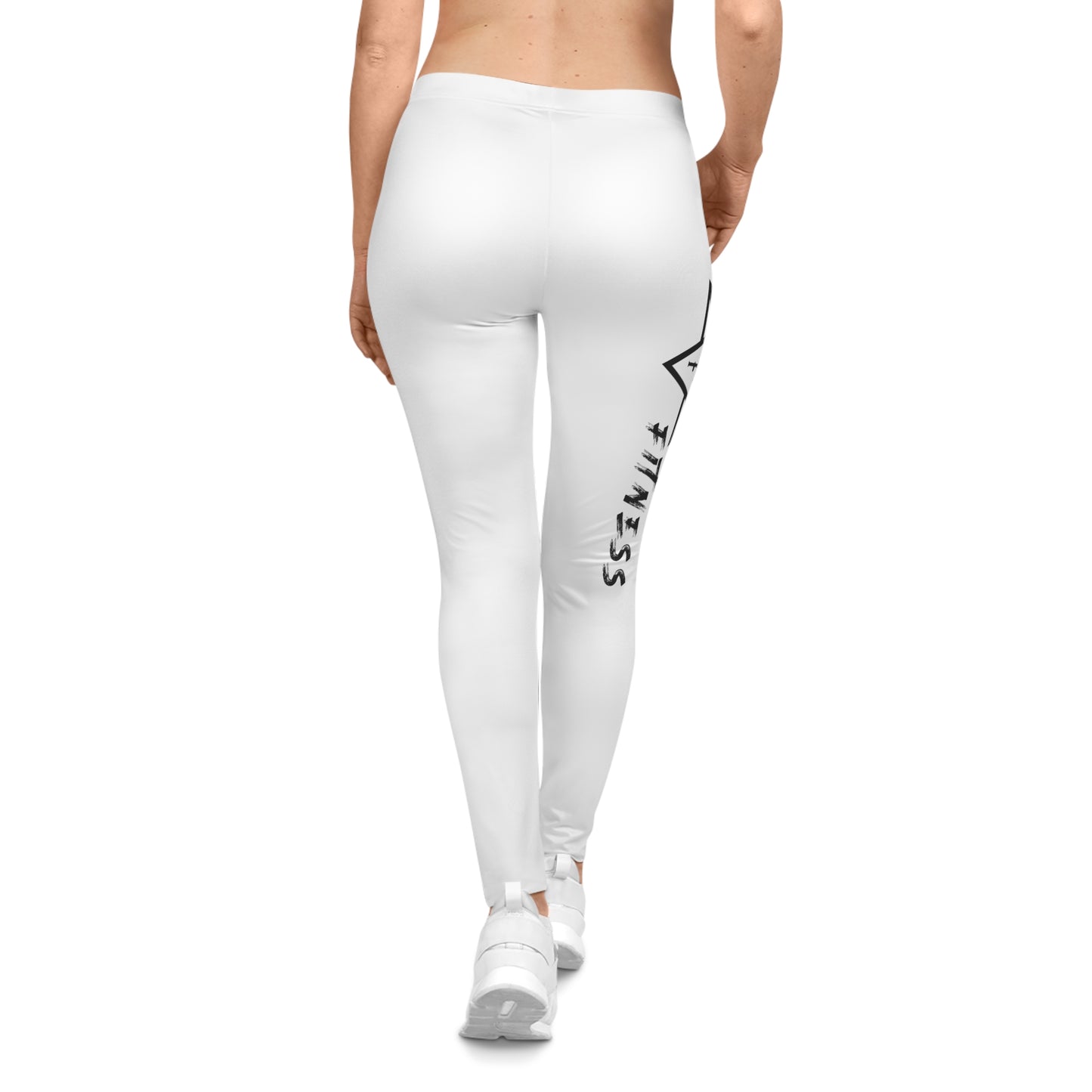 White SSF Fitness Women's Casual Leggings