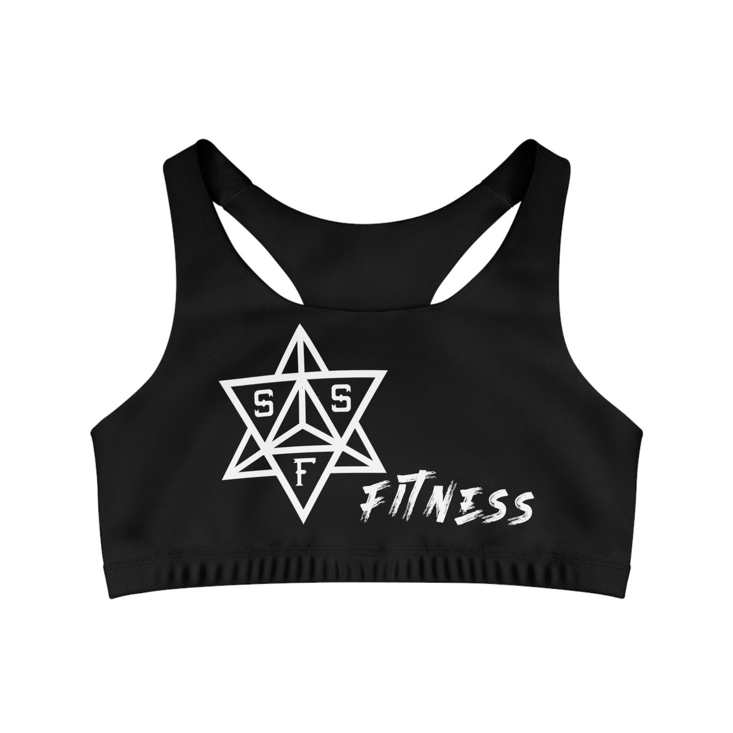 Black SSF Fitness Seamless Sports Bra