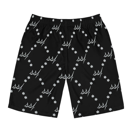 SSF Drawstring Shorts in Platinum