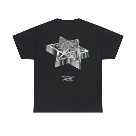 SSF Logo Tee in Platinum